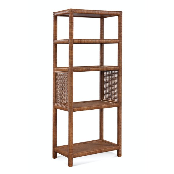 Rattan deals etagere bookcase